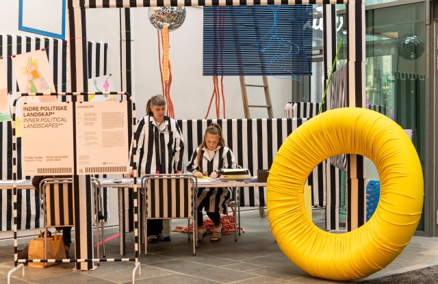 From PhD candidate Ingrid Rundberg's mid-term exhibition Inner political landscapes